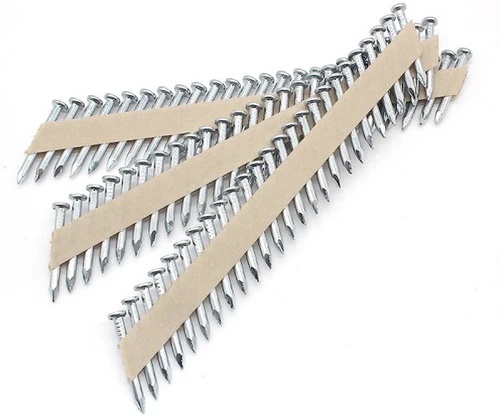 driving nails into concrete