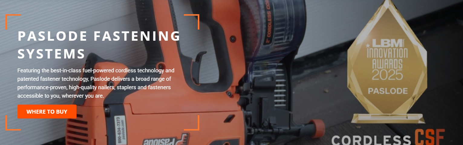 pneumatic nail gun manufacturers paslode