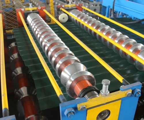 double layer roofing sheet roll forming making machine