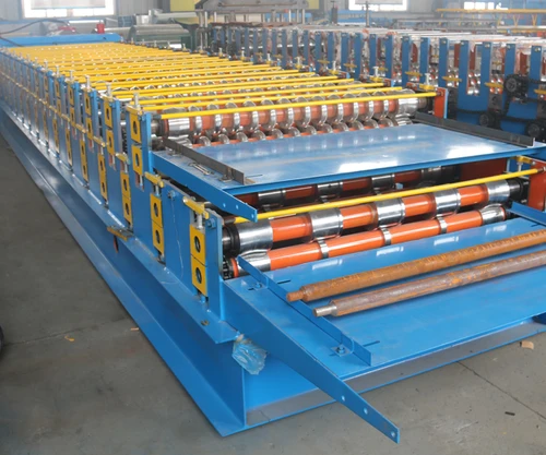 double layer roofing sheet roll forming making mahcine for sale