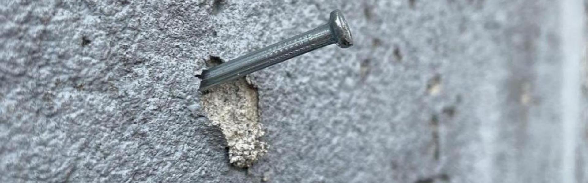 concrete and metal tool