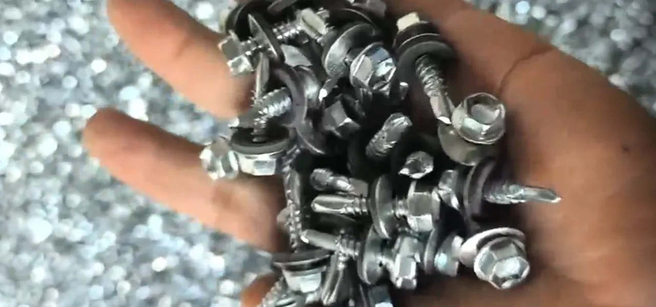 Video of Hex With Washer Self Drilling Screw 2